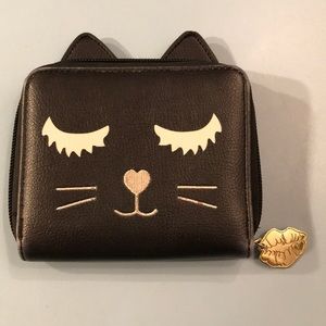 Black cat wallet